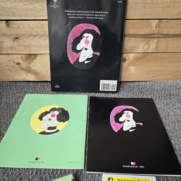 Vintage 1982 1987 Miss Nelson Is Missing Books Cassette Read A Long Books Retro - Picture 6 of 10